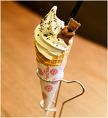 モカリッチソフト(Mocha soft serve ice cream)